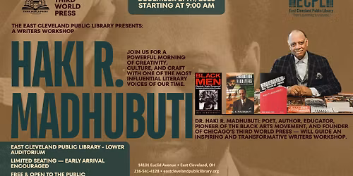 Writers Workshop with Dr. Haki R. Madhubuti