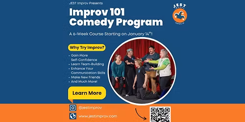 Jest Improv 101 Program - Jest Start Here! Jan - Feb 2026