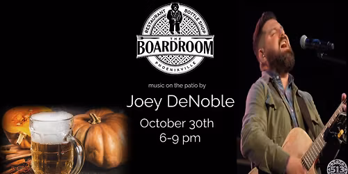 Joey DeNoble returns to The Boardroom Restaurant and Bottle Shop
