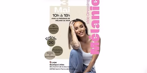 Vide dressing solidaire - Melanie_orl x Boutique 2 Ailes 