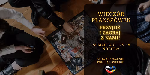 Wiecz\u00f3r plansz\u00f3wek- PRZYJDZ I ZAGRAJ Z NAMI