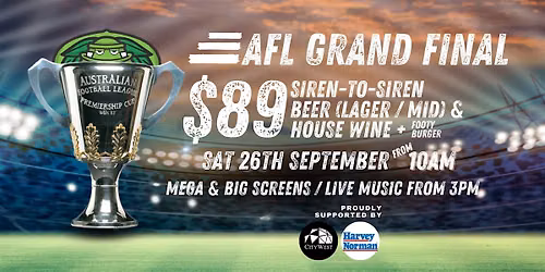 AFL Grand Final Day at Phat Brewery West Perth