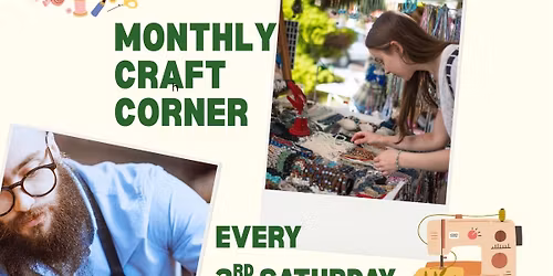 Monthly Craft Vendor Corner