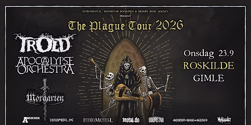 APOCALYPSE ORCHESTRA (SE) + TROLD (DK) + MORGARTEN (CH)