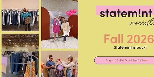 Statemint Morristown | Fall 2026 Women's and Men's Consignment Pop Up