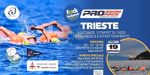 PRO Swim Race Trieste 2026 Competizione in acque libere | Abbracciamoli