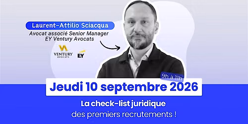 La check-list juridique des premiers recrutements !