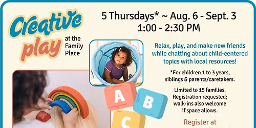 Creative Play at the Family Place