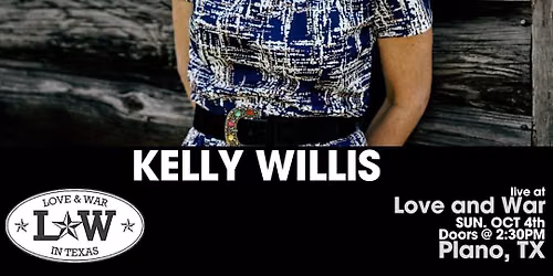 KELLY WILLIS LIVE @ LOVE AND WAR - PLANO, TX