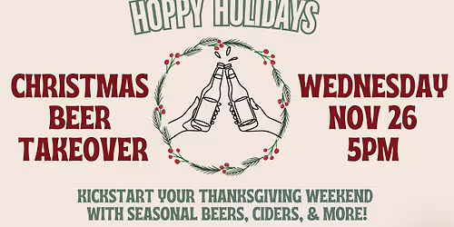 Christmas Beer Takeover at Brunswick Beer XChange!