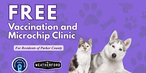 Free Pet Vaccination & Microchip Clinic