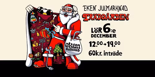 Eken Julmarknad p\u00e5 Tr\u00e4dg\u00e5rden
