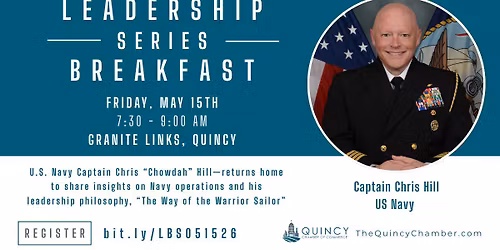 Leadership Series Breakfast: US Navy Captain Chris "Chowdah" Hill