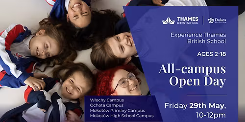Experience our Campuses in action during our Open Day on Friday, 29 May 2026