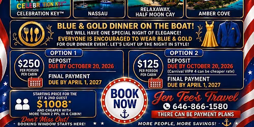 4TH ANNUAL CELEBRITY CRUISE | JULY 4TH - 11TH 2027