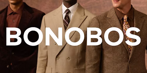 BONOBOS- 25% OFF* + $100 Gift Card Raffle
