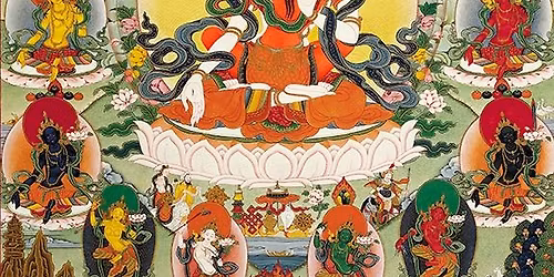 Wei\u00dfe Tara Chime Phagme Nyingthig mit Lama Christian