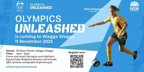 Sally Shipard visits Wagga United!