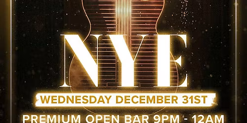 NEW YEARS EVE AT ROOFTOP LIVE WEDNESDAY Dec 31  Open Bar 9pm-12am Live DJS