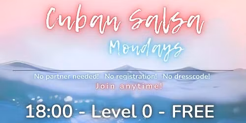 Cuban Salsa on Mondays (Level 0 & 1)