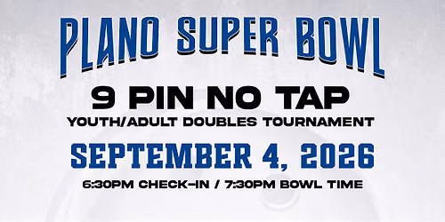 Youth\/Adult Doubles Tournament (September 4, 2026)