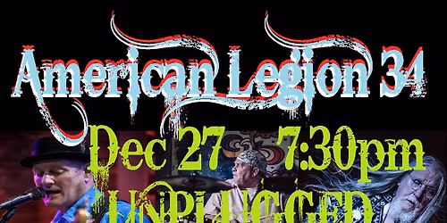 An UNPLUGGED TresAmigos Event