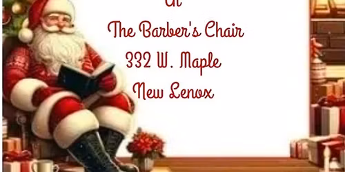 Santa's coming to the Barber shop
