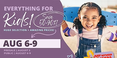 Kids' Huge Pop-Up Sale in Maple Grove - Fall Tickets