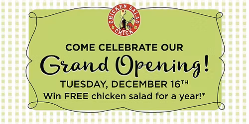 Our Grand Opening Celebration!