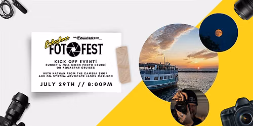 Sunset and Full Moon Photo Cruise on Lake Michigan