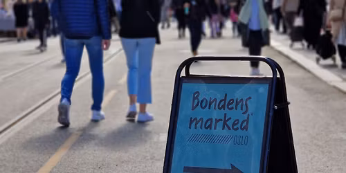 Bondens marked & bilfri markedsdag i Bogstadveien (Majorstuen)