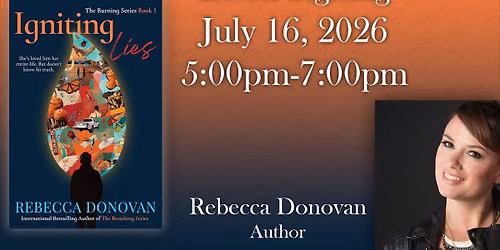Rebecca Donovan "Igniting Lies" Book Signing!