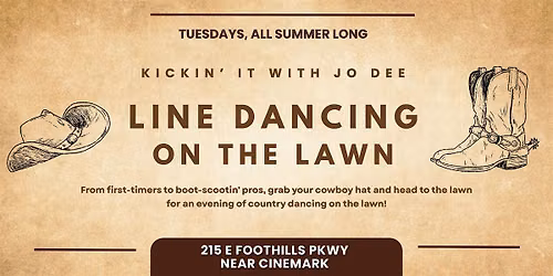 Line Dancing on the Lawn