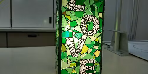 Glass Mosaic Lantern or Table Lamp - Coon Rapids