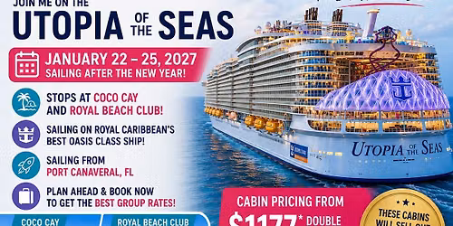 Utopia of the Seas Jan 22 cruise