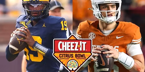 Parking Citrus Bowl: #13 Texas vs #18 Michigan