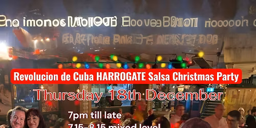 Revolucion de Cuba salsa Christmas social
