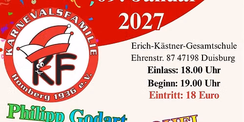 Damensitzung der Karnevalsfamilie