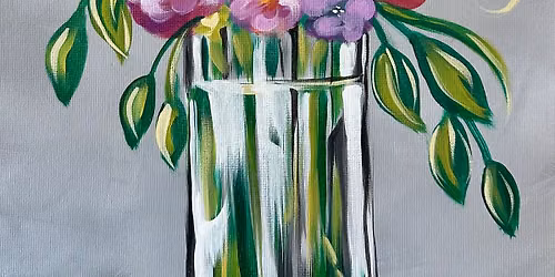 Paint & Sip- Floral Vase