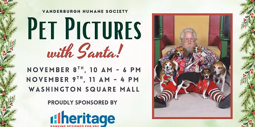 Pet Pictures with Santa