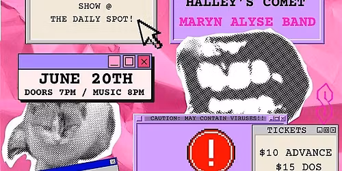Sip & Shred @ THE DAILY SPOT w\/ Maryn Alyse, Late for School, & more!