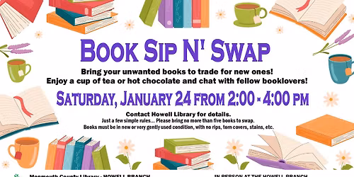 Book Sip N' Swap