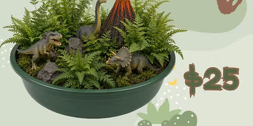 DIY Tropical Jurassic Garden Station
