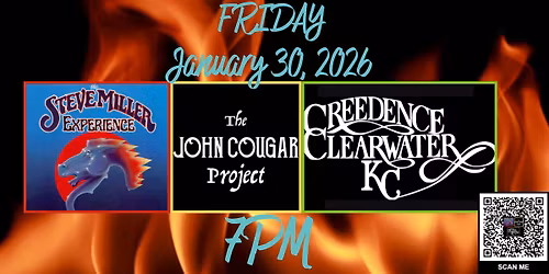 A TRIPLE BILL FEATURING SOME OF AMERICA'S GREATEST ROCKERS - LIVE at Aztec Shawnee Theater