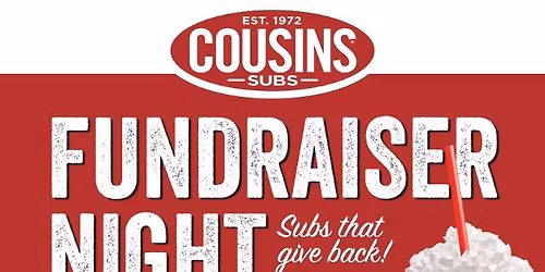 Dining Fundraiser - Counsin's Subs on Pearl St.