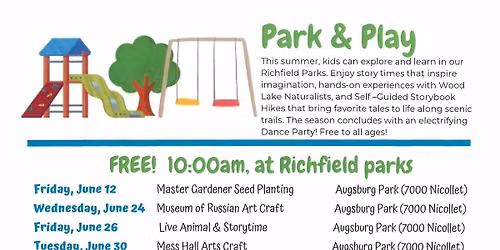 Park & Play: Storytime w\/Richfield Public Safety