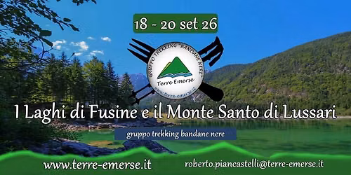I Laghi di Fusine e il Monte Santo di Lussari -POSTI ESAURITI 