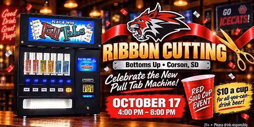 \ud83c\udf89 IceCats Pull Tab Ribbon Cutting + Red Solo Cup Event \ud83c\udf7a