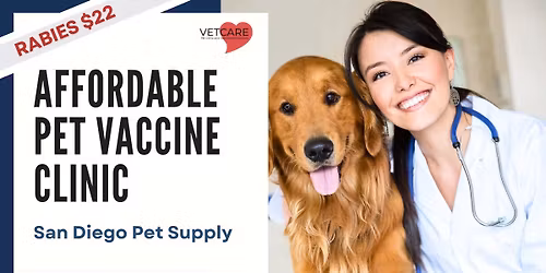 Affordable Pet Vaccine Clinic - San Diego Pet Supply