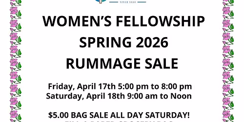 Spring Rummage Sale